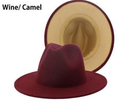 Double Sided Color Fedoras